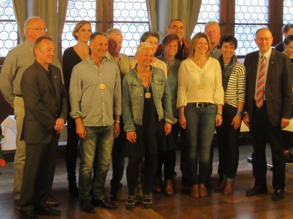 Schwimmer-Team bei der Lindauer Sportlerehrung 2017