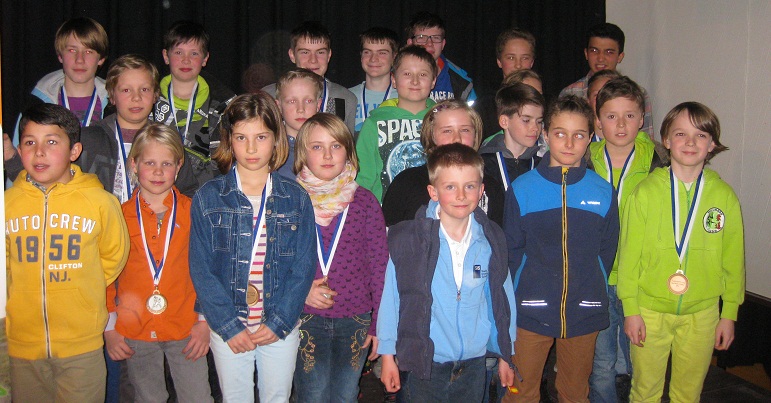 Judokas bei der Sportkreis Jugendehrung 2015
