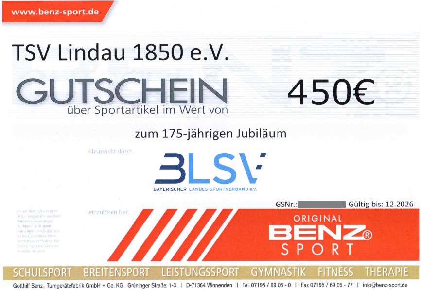Gutschein Benz
