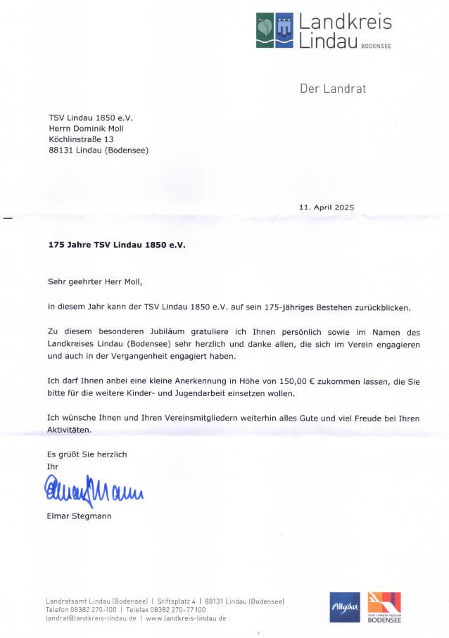 Spende Landkreis