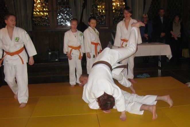 Judoeinlage bei der Lindauer Sportlerehrung 2015